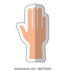 hand human silhouette icon