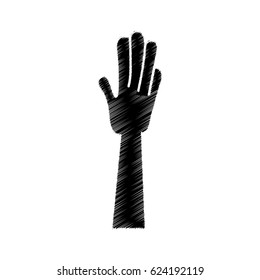 hand human silhouette icon