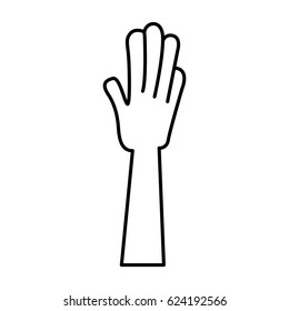hand human silhouette icon