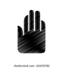 hand human silhouette icon