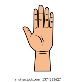 hand human stop icon