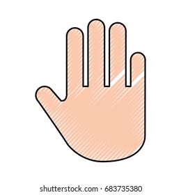 hand human stop icon