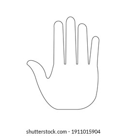 Hand Outline High Res Stock Images Shutterstock