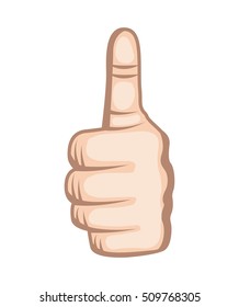 hand human symbol isolated icon vector illustration design