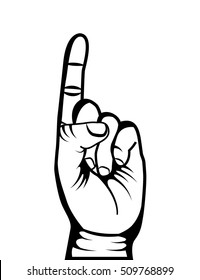 hand human symbol isolated icon vector illustration design