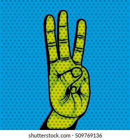 hand human symbol isolated icon vector illustration design
