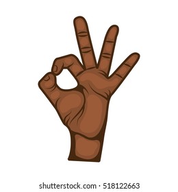 hand human symbol isolated icon vector illustration design