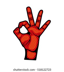 hand human symbol isolated icon vector illustration design