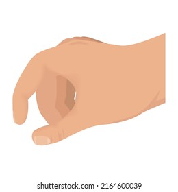 hand human taking gesture icon