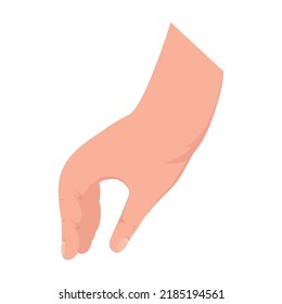 hand human taking gesture icon
