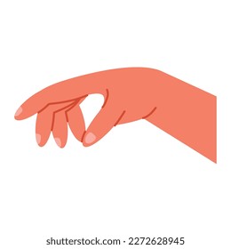 hand human taking gesture icon
