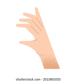 hand human taking isolated icon