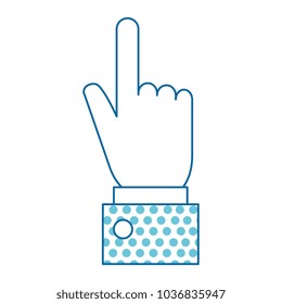 hand human touching icon