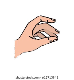 hand human user isolated icon