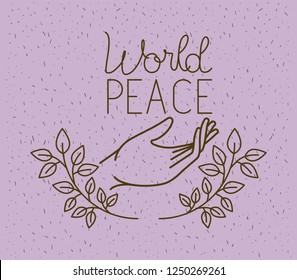 hand human with wreath