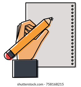 hand human writing icon