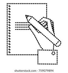hand human writing icon