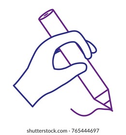 hand human writing icon