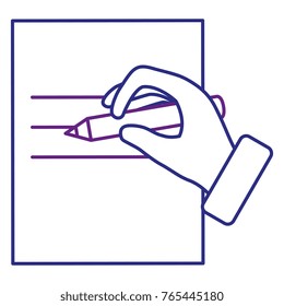 hand human writing icon
