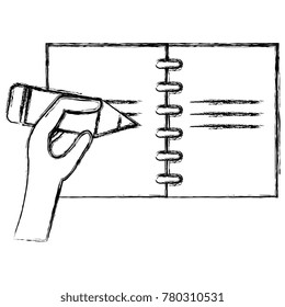 hand human writing icon