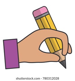 hand human writing icon
