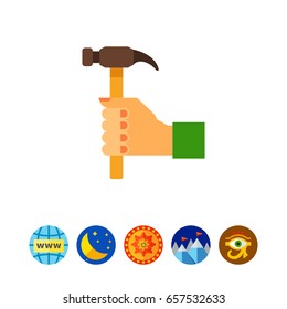 Hand with Hummer Icon