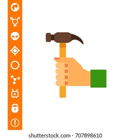 Hand with Hummer Icon