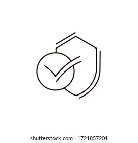 Hand hygiene line icon. Simple Minimal Pictogram. Personal hygiene, disease prevention and healthcare hand washing.