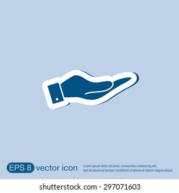 Hand icon