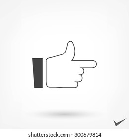  hand. icon 
