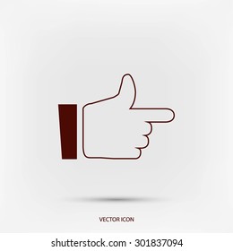  hand. icon 
