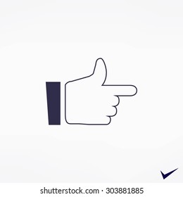  hand. icon 