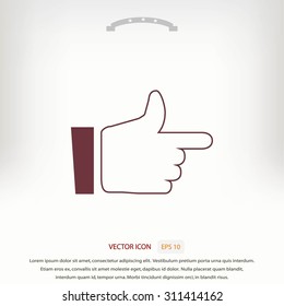  hand. icon 
