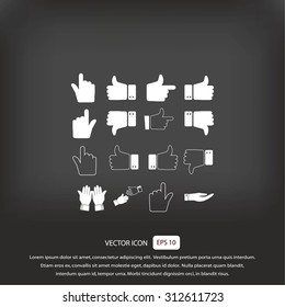 Hand icon