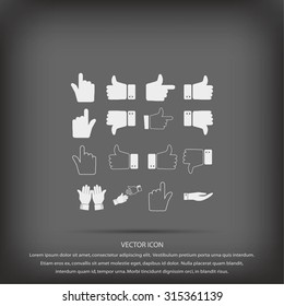 Hand icon