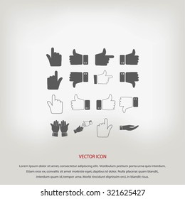 Hand icon