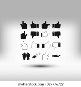 Hand icon