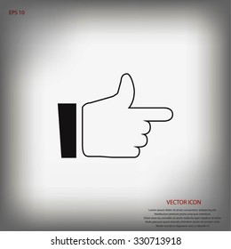  hand. icon 