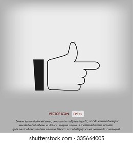  hand. icon 