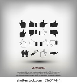 Hand icon