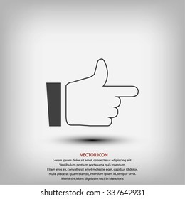  hand. icon 