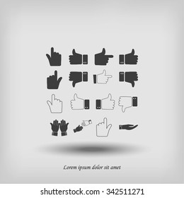 Hand icon