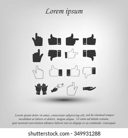 Hand icon