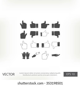 Hand icon