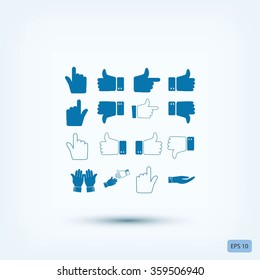 Hand icon