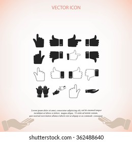 Hand icon