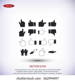 Hand icon