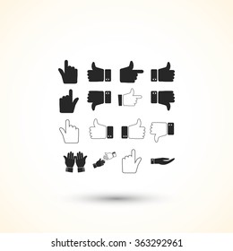 Hand icon