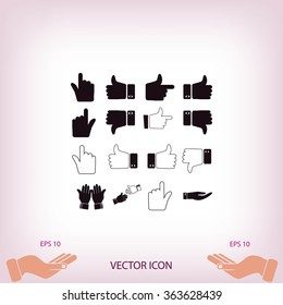 Hand icon