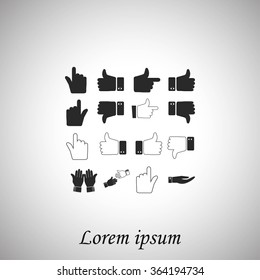 Hand icon